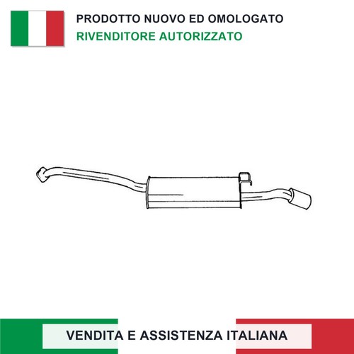 Silenziatore posteriore - silenziatore,