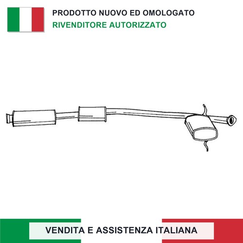 Silenziatore centrale - silenziatore,